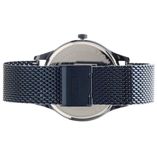  Shop Authentic Tommy Hilfiger Damon Quartz Blue Dial Blue Mesh Bracelet Watch for Men - 1791421 - Luxxuri