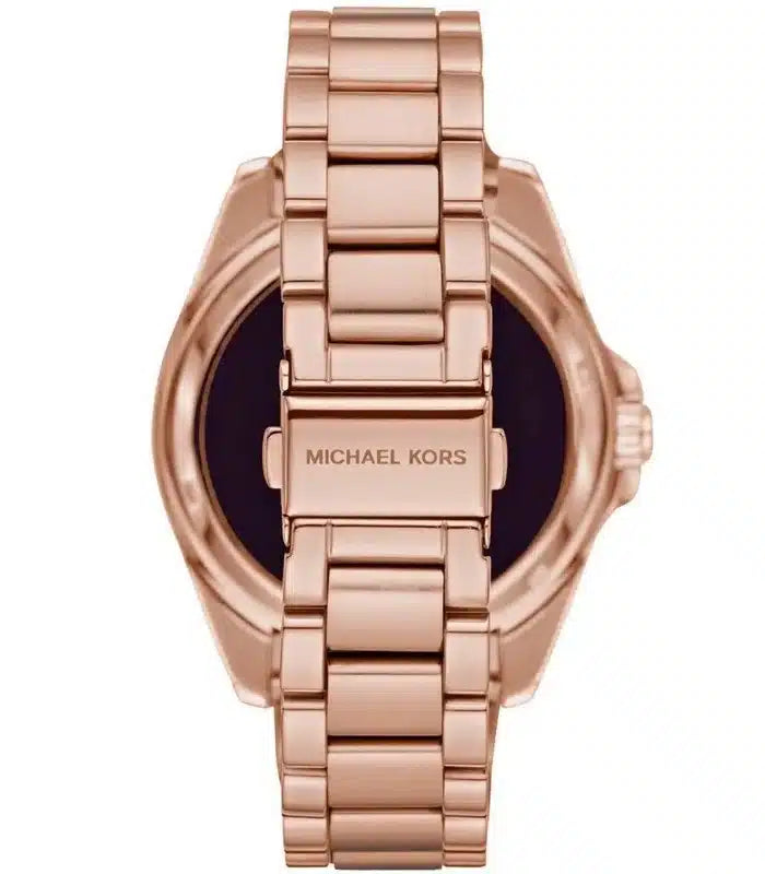  Shop Authentic Michael Kors Bradshaw Quartz Rose Gold Dial Rose Gold Steel Strap Watch For Women - MK6556 - Luxxuri