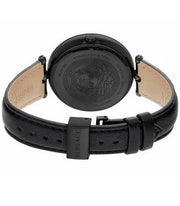  Shop Authentic Versace Palazzo Empire Black Dial Black Leather Strap Watch for Women - VCO050017 - Luxxuri