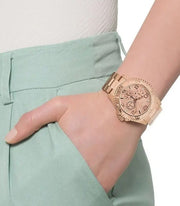  Shop Authentic Guess BFF Multifunction Rose Gold Dial Rose Gold Steel Strap Watch for Women - W0231L4 - Luxxuri