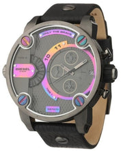  Shop Authentic Diesel Badass Chronograph Anthracite Dial Black Leather Strap Watch For Men - DZ7270 - Luxxuri