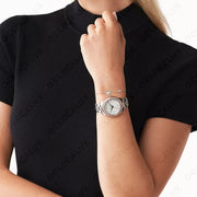  Shop Authentic Michael Kors Liliane Quartz Mother of Pearl White Dial Two Tone Steel Strap Watch For Women - MK1048 - Luxxuri
