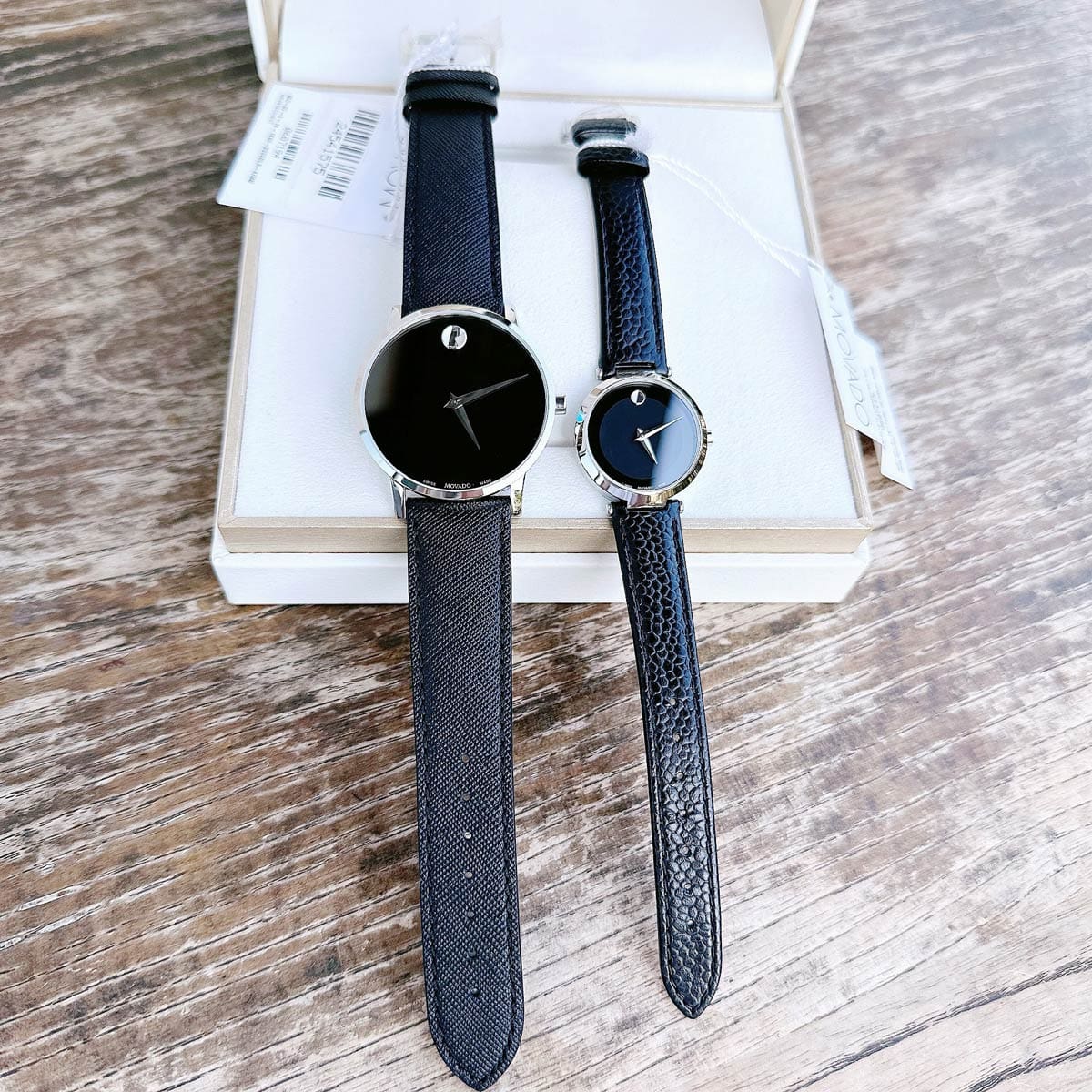  Shop Authentic Movado Museum Classic Black Dial Black Leather Strap Watch for Men - 0607194 - Luxxuri