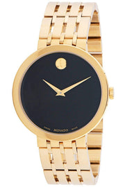  Shop Authentic Movado Esperanza Museum 39mm Black Dial Stainless Steel Watch For Men - 0607059 - Luxxuri