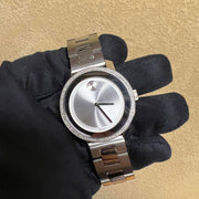  Shop Authentic Movado Bold Diamonds Silver Dial Silver Steel Strap Watch for Women - 3600149 - Luxxuri
