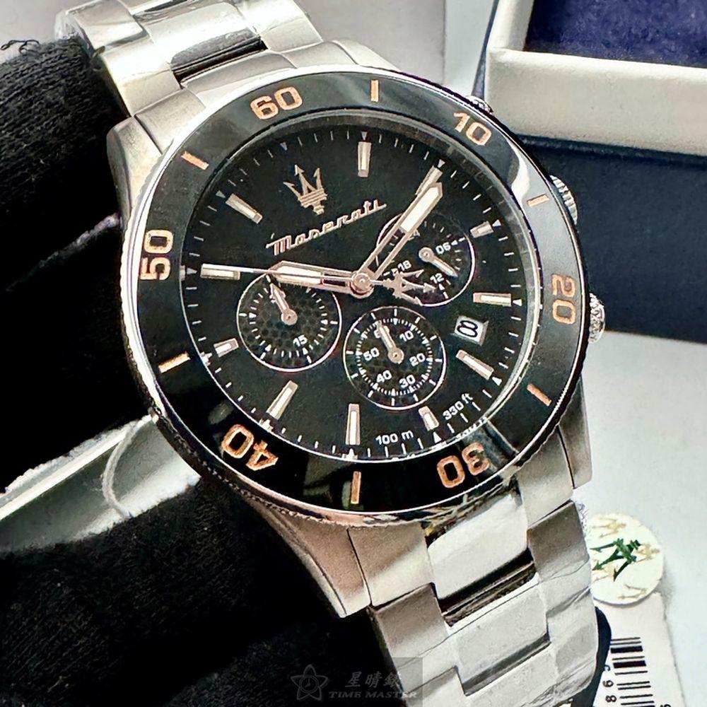  Shop Authentic Maserati Competizione Chronograph Black Dial Silver Steel Strap Watch For Men - R8873600003 - Luxxuri