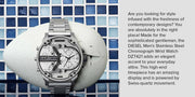  Shop Authentic Diesel Mr. Daddy Chronograph Silver Dial Silver Steel Strap Watch For Men - DZ7421 - Luxxuri
