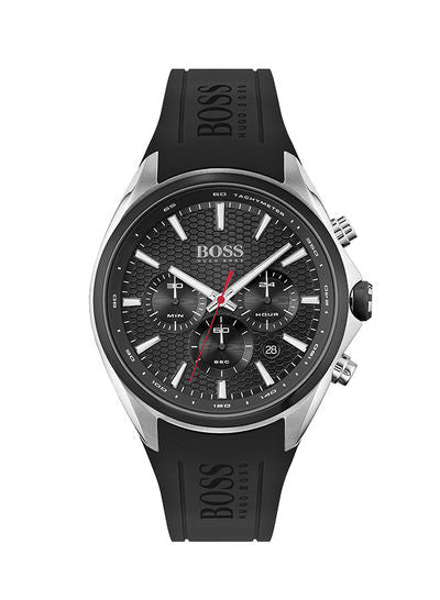  Shop Authentic Hugo Boss Distinct Black Dial Black Rubber Strap Watch for Men - 1513855 - Luxxuri
