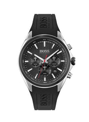  Shop Authentic Hugo Boss Distinct Black Dial Black Rubber Strap Watch for Men - 1513855 - Luxxuri