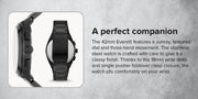 Shop Authentic Fossil Everett Chronograph Black Dial Black Steel Strap Watch for Men - FS5797 - Luxxuri