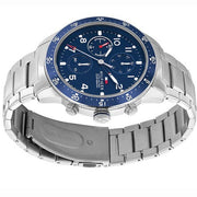  Shop Authentic Tommy Hilfiger Jimmy Chronograph Quartz Blue Dial Silver Steel Strap Watch For Men - 1791949 - Luxxuri