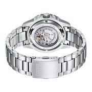  Shop Authentic Citizen Mechanical Black Dial Silver Steel Strap Watch For Men - NJ0120-81E - Luxxuri