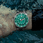  Shop Authentic Citizen Promaster Mechanical Green Dial Silver Steel Strap Watch For Men - NJ0129-87X - Luxxuri
