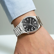  Shop Authentic Citizen Tsuyosa Automatic Black Dial Silver Steel Strap Watch For Men - NJ0150-56E - Luxxuri