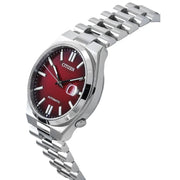  Shop Authentic Citizen Tsuyosa Automatic Red Dial Silver Steel Strap Watch For Men - NJ0150-56W - Luxxuri