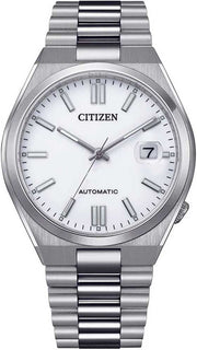  Shop Authentic Citizen Tsuyosa Automatic White Dial Silver Steel Strap Watch For Men - NJ0150-81A - Luxxuri
