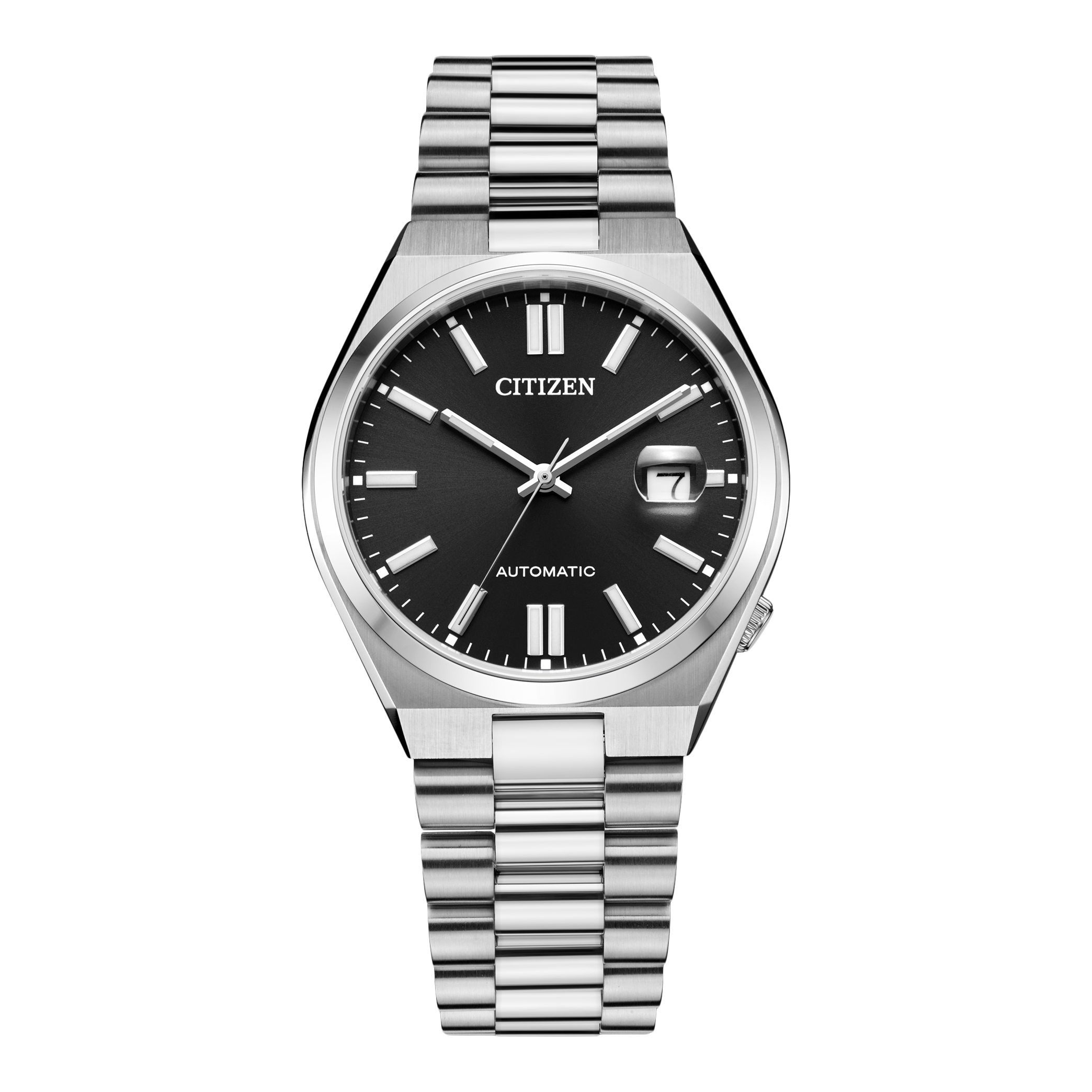  Shop Authentic Citizen Tsuyosa Automatic Black Dial Silver Steel Strap Watch For Men - NJ0150-81E - Luxxuri