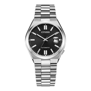  Shop Authentic Citizen Tsuyosa Automatic Black Dial Silver Steel Strap Watch For Men - NJ0150-81E - Luxxuri
