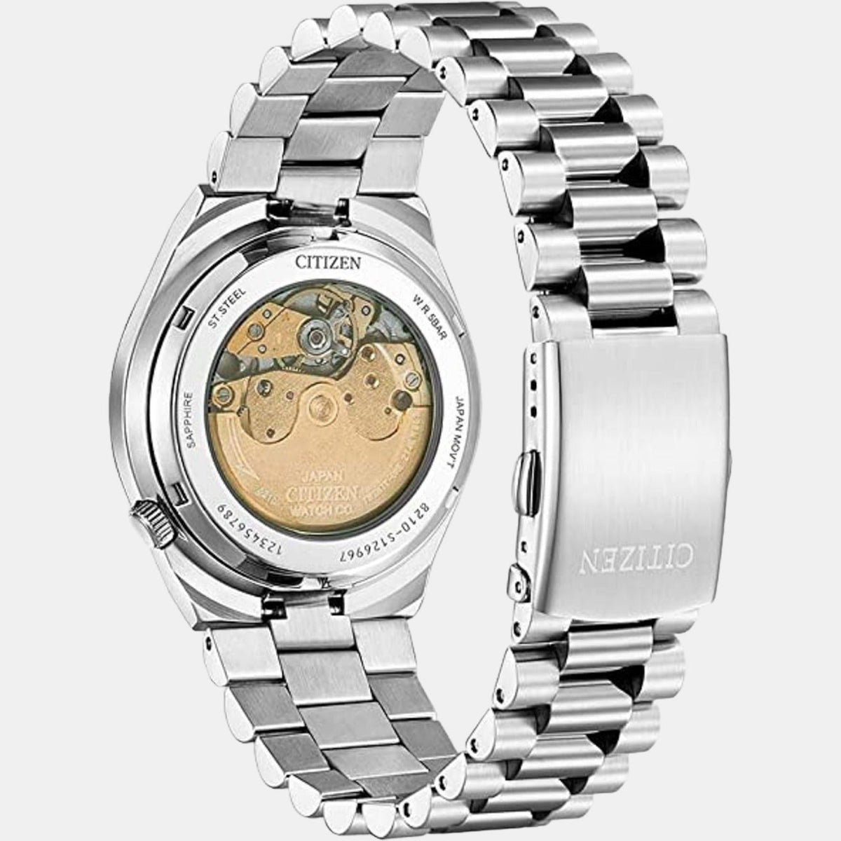  Shop Authentic Citizen Tsuyosa Automatic Blue Dial Silver Steel Strap Watch For Men - NJ0150-81L - Luxxuri