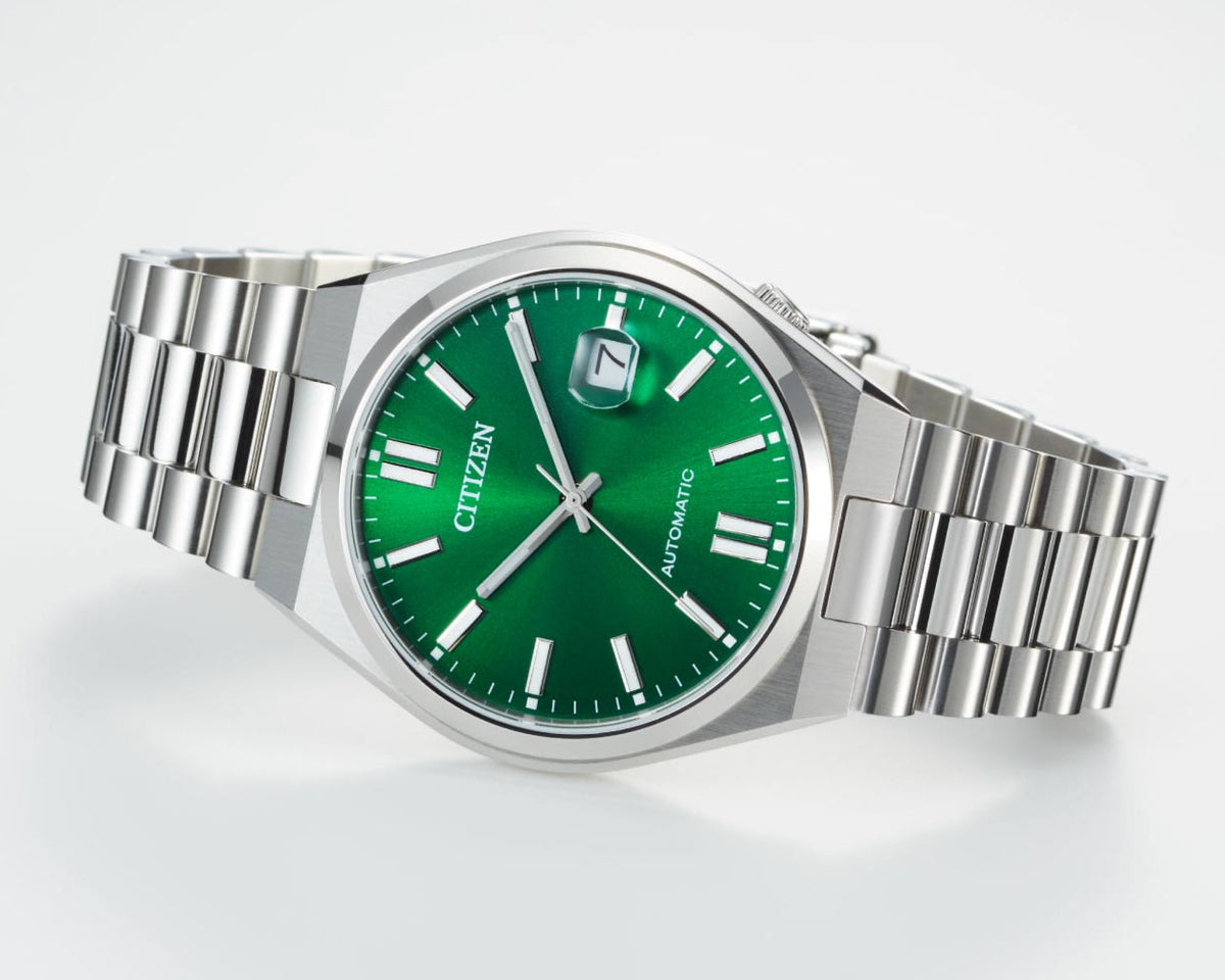  Shop Authentic Citizen Tsuyosa Automatic Green Dial Silver Steel Strap Watch For Men - NJ0150-81X - Luxxuri
