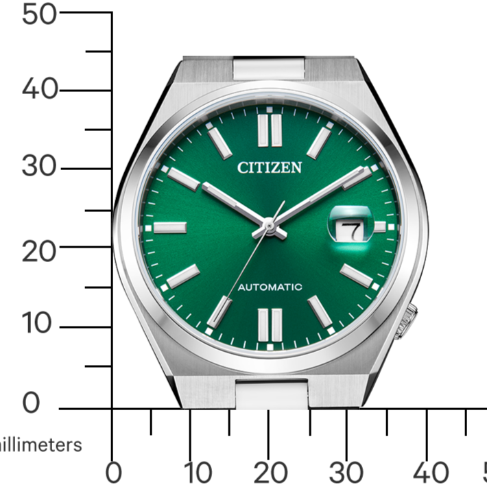  Shop Authentic Citizen Tsuyosa Automatic Green Dial Silver Steel Strap Watch For Men - NJ0150-81X - Luxxuri