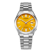  Shop Authentic Citizen Tsuyosa Automatic Yellow Dial Silver Steel Strap Watch for Men - NJ0150-81Z - Luxxuri