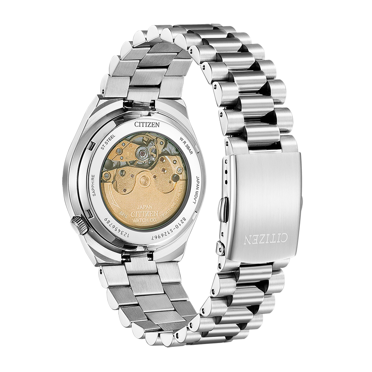  Shop Authentic Citizen Tsuyosa Automatic Yellow Dial Silver Steel Strap Watch for Men - NJ0150-81Z - Luxxuri