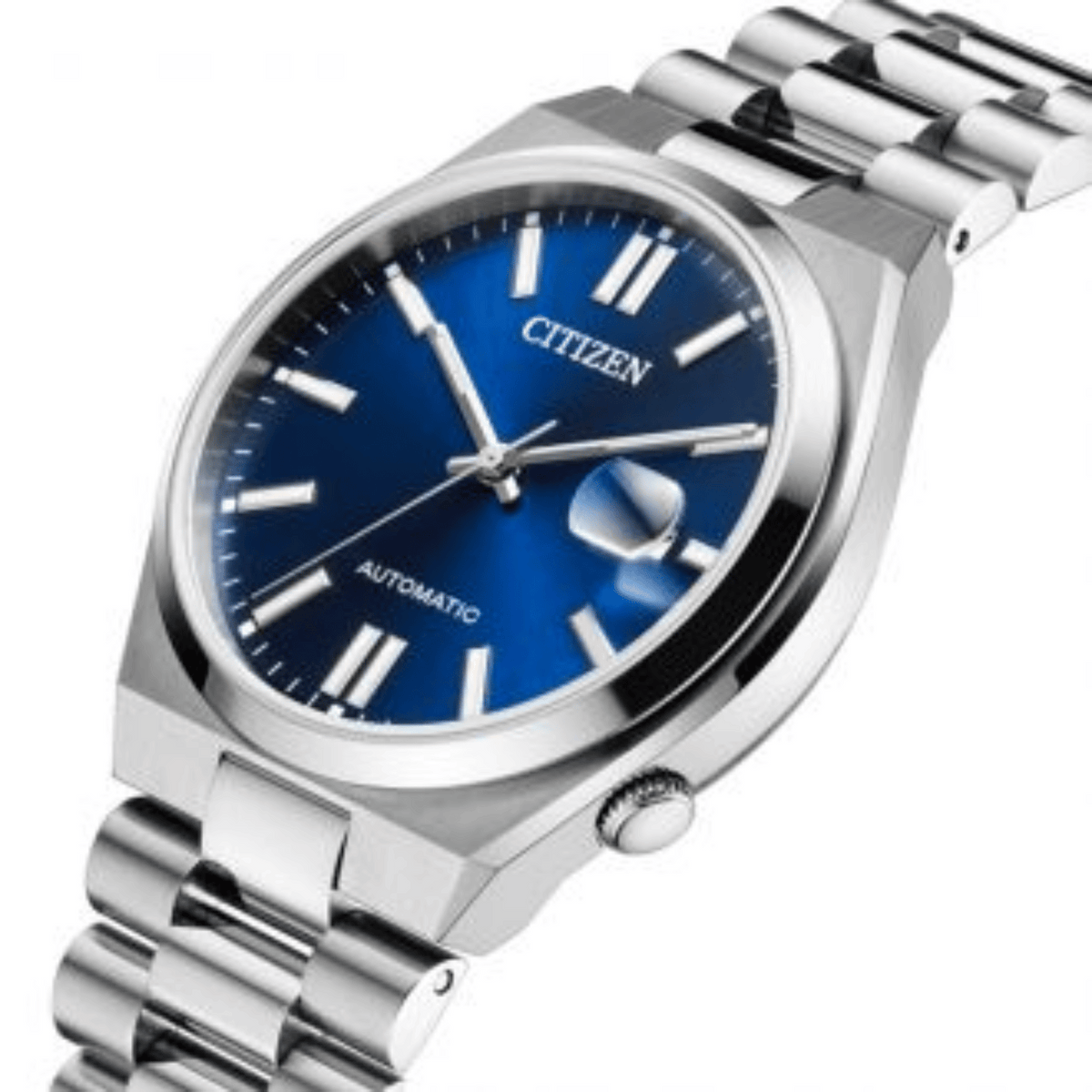  Shop Authentic Citizen Tsuyosa Automatic Dark Blue Dial Silver Steel Strap Watch For Men - NJ0151-88L - Luxxuri