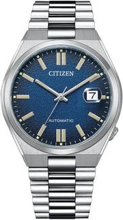  Shop Authentic Citizen Tsuyosa Automatic Dark Blue Dial Silver Steel Strap Watch For Men - NJ0151-88L - Luxxuri