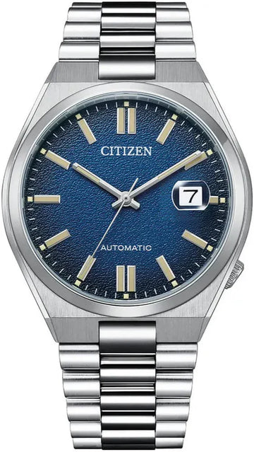  Shop Authentic Citizen Tsuyosa Automatic Dark Blue Dial Silver Steel Strap Watch For Men - NJ0151-88L - Luxxuri
