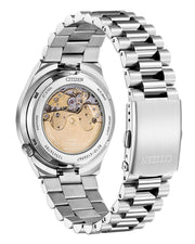  Shop Authentic Citizen Tsuyosa Automatic Oatmeal White Dial Silver Steel Strap Watch For Men - NJ0151-88W - Luxxuri