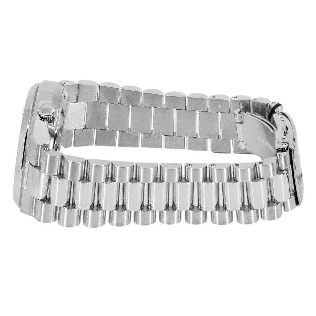  Shop Authentic Citizen Tsuyosa Automatic Oatmeal White Dial Silver Steel Strap Watch For Men - NJ0151-88W - Luxxuri