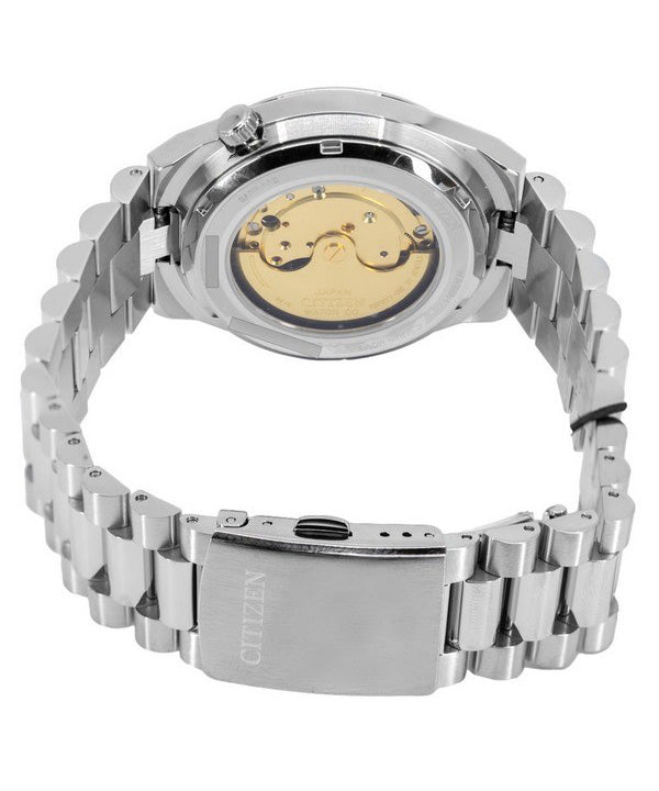  Shop Authentic Citizen Tsuyosa Automatic Oatmeal White Dial Silver Steel Strap Watch For Men - NJ0151-88W - Luxxuri