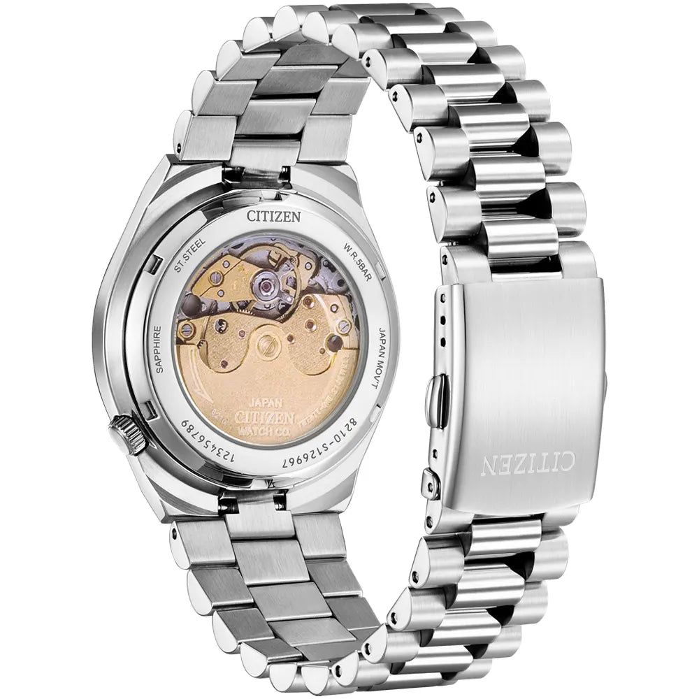  Shop Authentic Citizen Tsuyosa Automatic Turquoise Dial Silver Steel Strap Watch For Men - NJ0151-88M - Luxxuri
