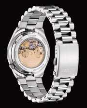  Shop Authentic Citizen Tsuyosa Automatic Blue Dial Silver Steel Strap Watch For Men - NJ0151-88X - Luxxuri