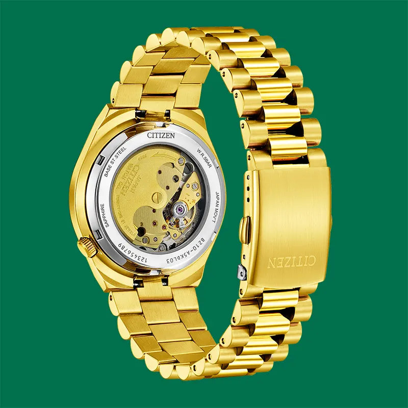  Shop Authentic Citizen Tsuyosa Automatic Green Dial Gold Steel Strap Watch For Men - NJ0152-51X - Luxxuri