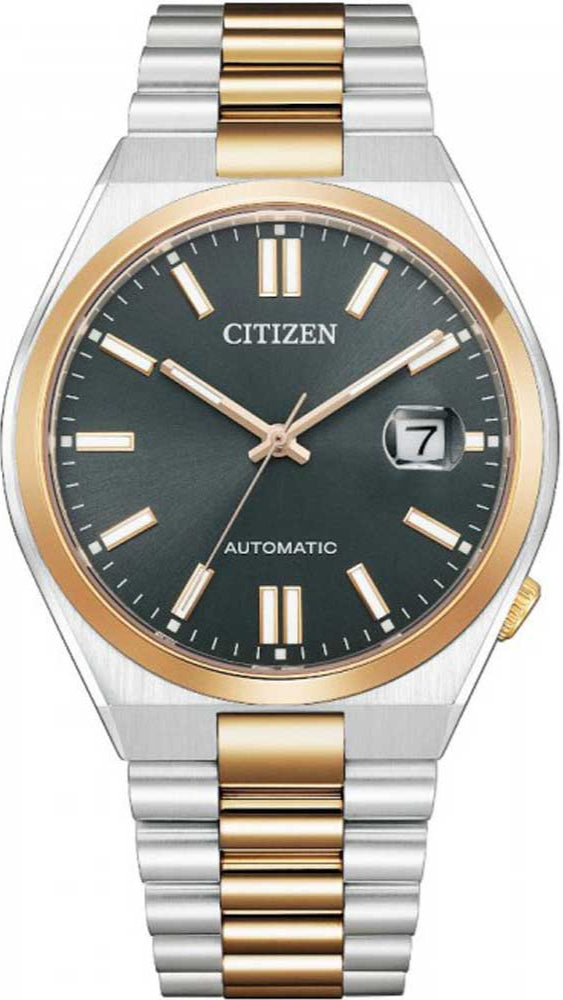 Shop Authentic Citizen Tsuyosa Automatic Grey Dial Two Tone Steel Strap Watch For Men - NJ0154-80H - Luxxuri