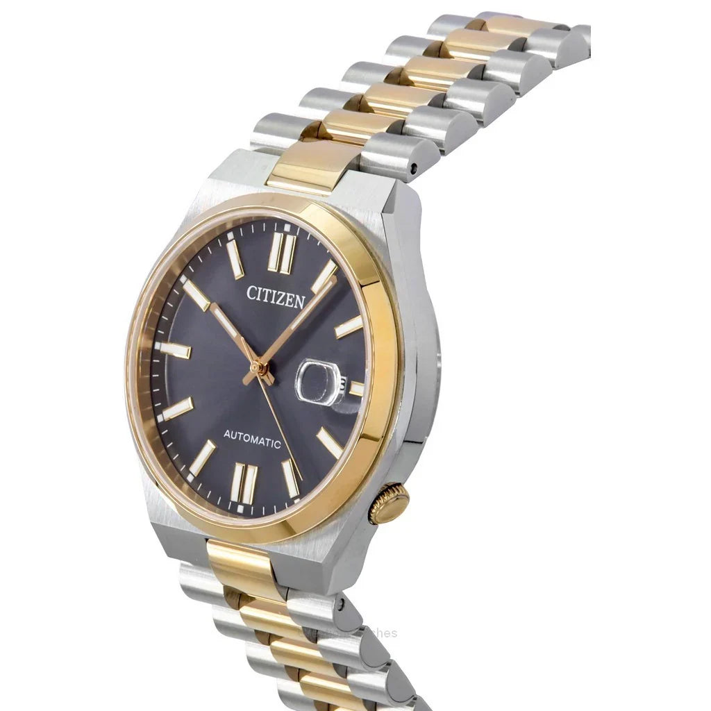  Shop Authentic Citizen Tsuyosa Automatic Grey Dial Two Tone Steel Strap Watch For Men - NJ0154-80H - Luxxuri