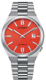  Shop Authentic Citizen x Pantone Automatic Blazing Red Dial Silver Steel Strap Watch For Men - NJ0158-89W - Luxxuri