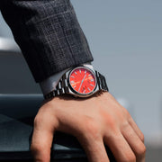  Shop Authentic Citizen x Pantone Automatic Blazing Red Dial Silver Steel Strap Watch For Men - NJ0158-89W - Luxxuri