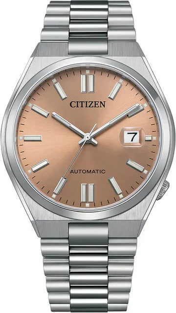  Shop Authentic Citizen x Pantone Automatic Warm Sand Dial Silver Steel Strap Watch For Men - NJ0158-89Y - Luxxuri