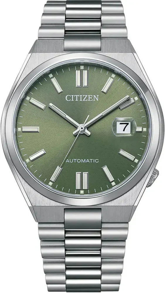  Shop Authentic Citizen x Pantone Automatic Peaceful Green Dial Silver Steel Strap Watch For Men - NJ0158-89Z - Luxxuri