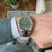  Shop Authentic Citizen Tsuyosa Automatic Camouflage Green Dial Silver Steel Strap Watch For Men - NJ0159-86X - Luxxuri