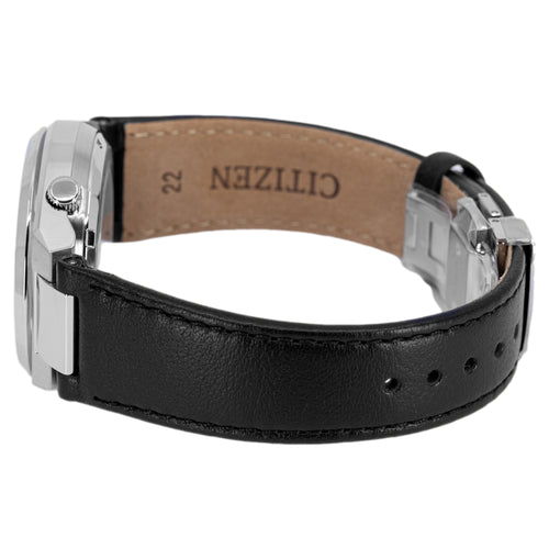  Shop Authentic Citizen Tsuyosa Automatic Grey Dial Black Leather Strap Watch for Men - NK5010-01H - Luxxuri