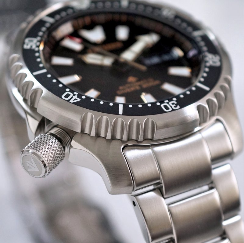  Shop Authentic Citizen Promaster 200M Diver Fugu Asian Limited Edition Black Dial Silver Steel Strap Watch For Men - NY0090-86E - Luxxuri
