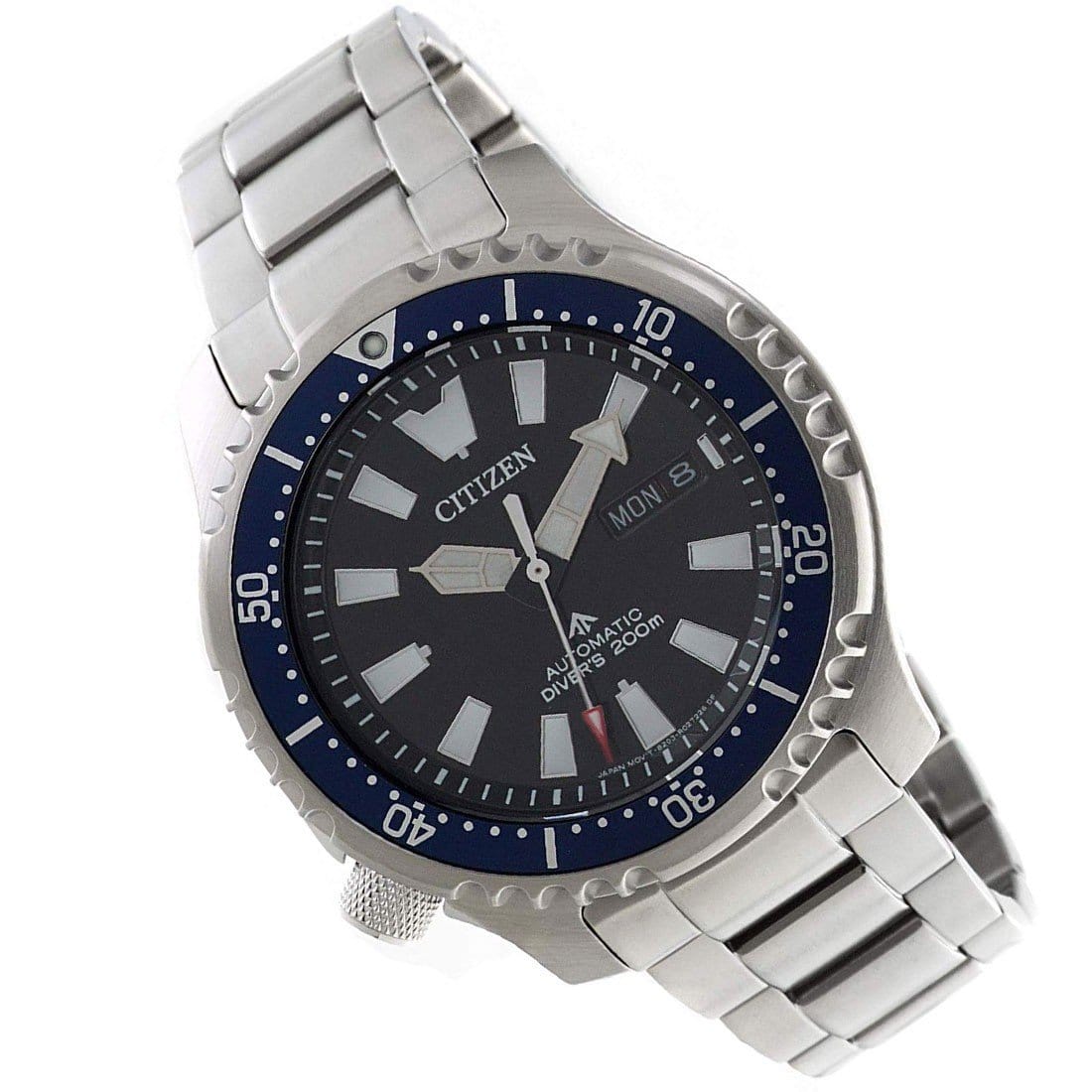  Shop Authentic Citizen Promaster Fugu Limited Edition Diver's 200m Automatic Black Dial Silver Steel Strap Watch For Men - NY0098-84E - Luxxuri