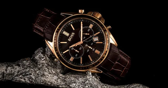  Shop Authentic Hugo Boss Driver Chronograph Brown Dial Brown Leather Strap Watch For Men - HB1513093 - Luxxuri