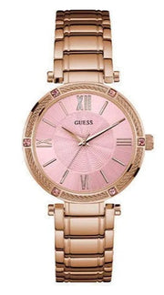  Shop Authentic Guess Park Ave Quartz Rose Gold Dial Rose Gold Steel Strap Watch For Women - W0636L2 - Luxxuri