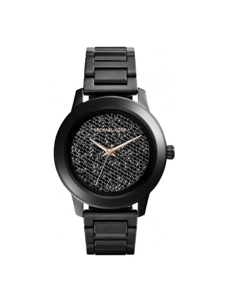  Shop Authentic Michael Kors Kinley Silver Dial Black Steel Strap Watch for Women - MK5999 - Luxxuri