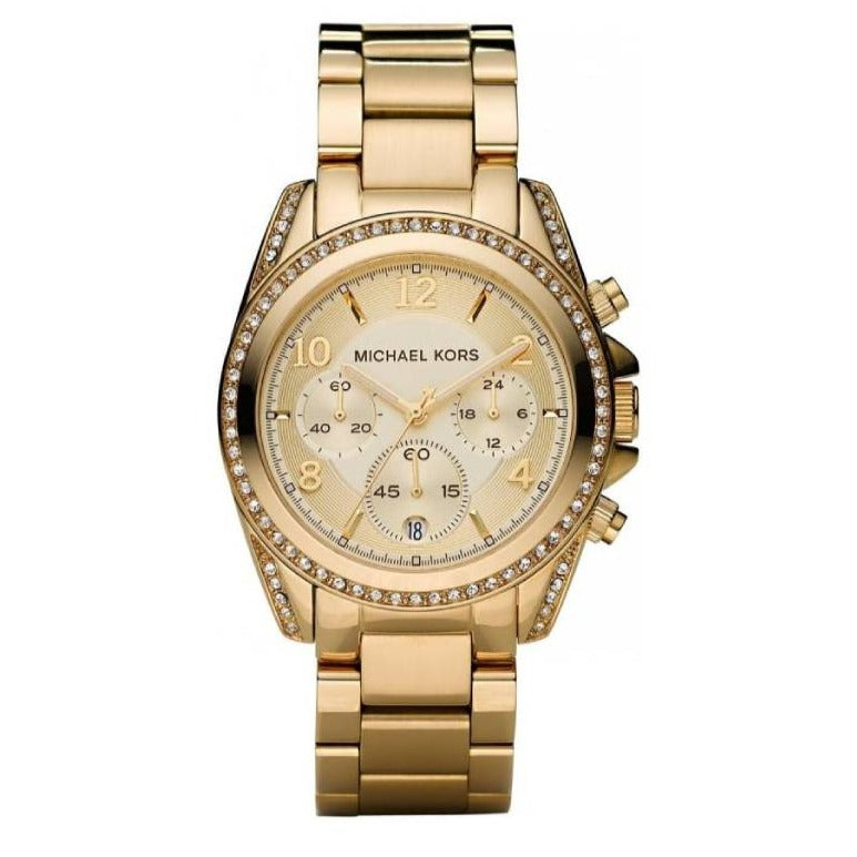  Shop Authentic Michael Kors Runway Gold Dial Gold Steel Strap Watch for Women - MK5166 - Luxxuri